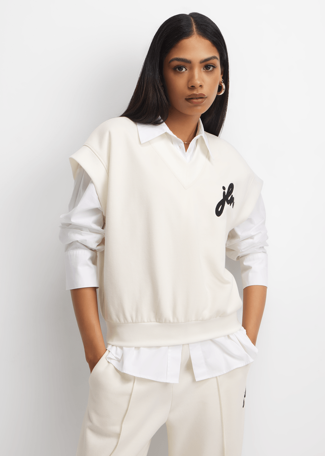 V-neck sweater