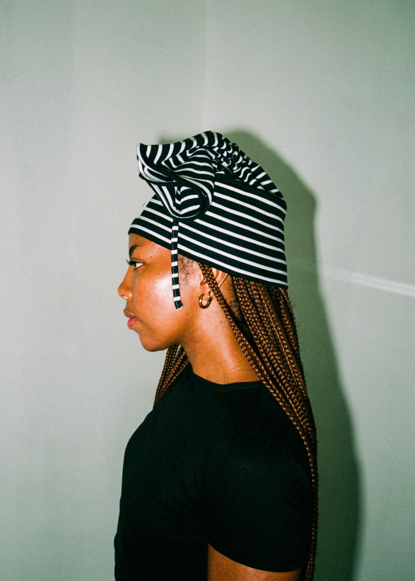 Stripe Tube Beanie